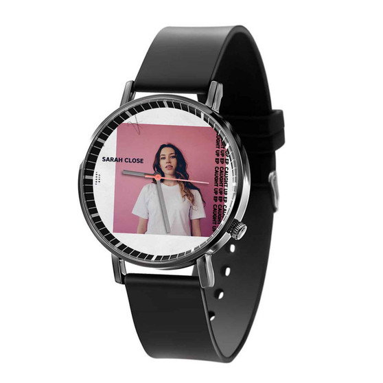 Sarah Close Caught Up Quartz Watch Black Plastic With Gift Box