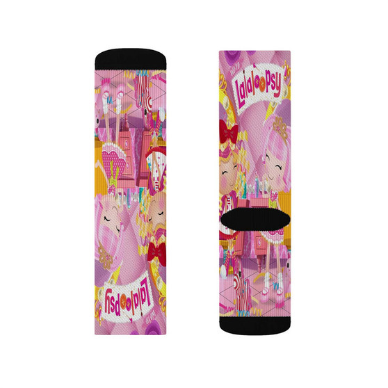 We are Lalaloopsy Polyester Sublimation Socks White