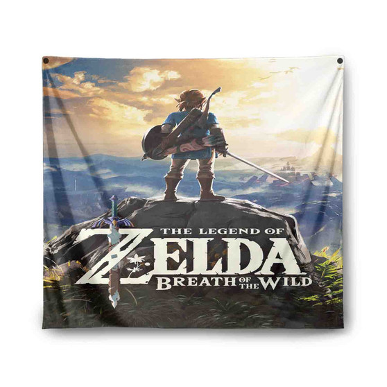 The Legend of Zelda Breath of the Wild Ink Tapestry Polyester Indoor Wall Home Decor