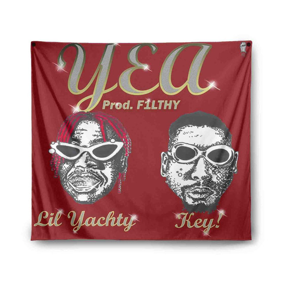 Yea Lil Yachty Feat Key Tapestry Polyester Indoor Wall Home Decor