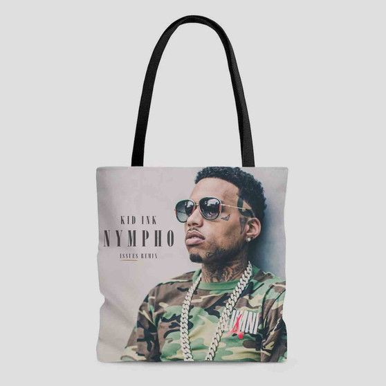 Nympho Kid Ink Tote Bag AOP With Cotton Handle