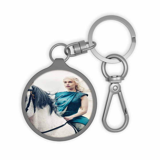 Daenerys Targaryen Game of Thrones Keyring Tag Keychain Acrylic With TPU Cover