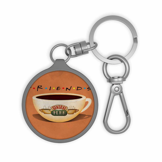 Friends Coffee Centrak Perk Keyring Tag Keychain Acrylic With TPU Cover