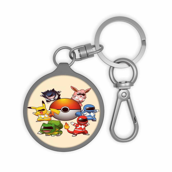 Pokemon Rangers Keyring Tag Keychain Acrylic With TPU Cover