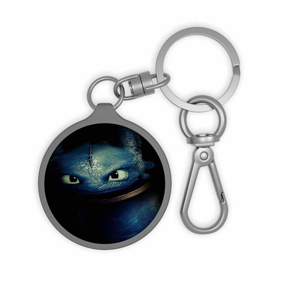 Toothless Dragon Keyring Tag Keychain Acrylic With TPU Cover