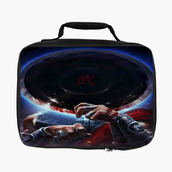 Kung Lao Mortal Kombat X Lunch Bag Fully Lined and Insulated for Adult and Kids
