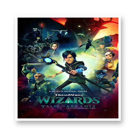 Wizards Tales of Arcadia White Transparent Vinyl Kiss-Cut Stickers