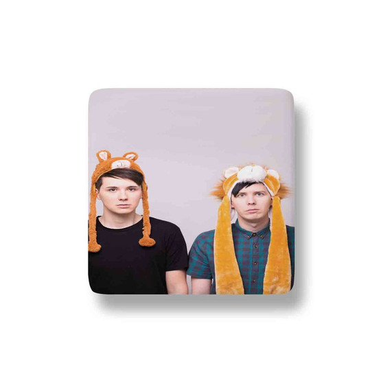 Dan And Phil Small Llama Magnet Refrigerator Porcelain