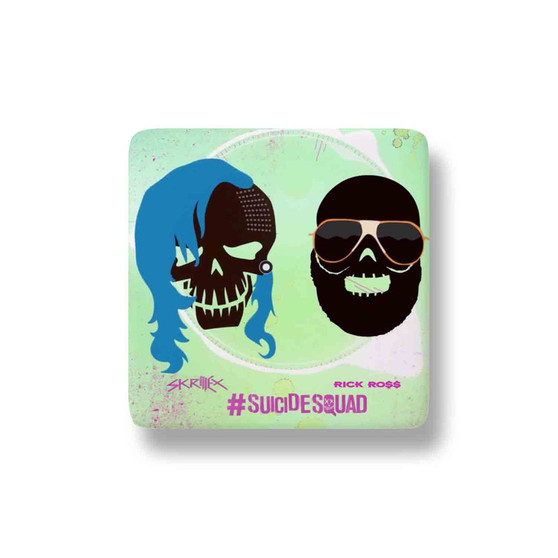 Skrillex and Rick Ross Suicide Squad Magnet Refrigerator Porcelain