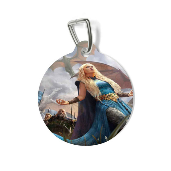 Daenerys Targaryen Game of Thrones Art Pet Tag for Cat Kitten Dog