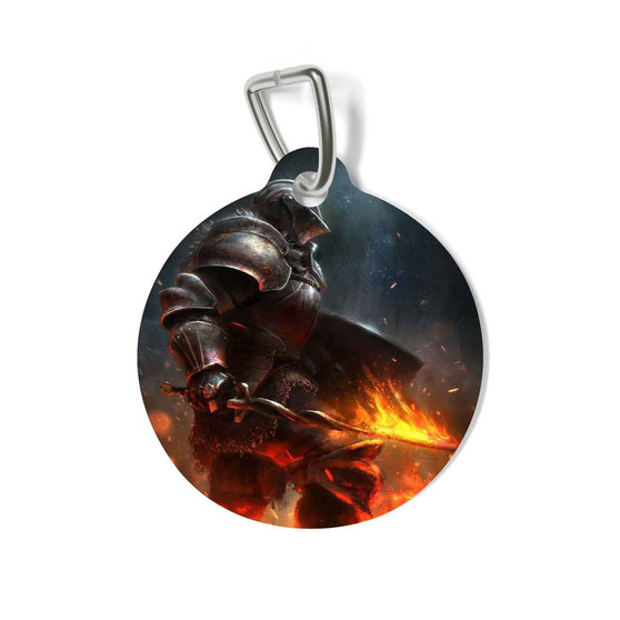 Dark Souls 3 Fire Pet Tag for Cat Kitten Dog