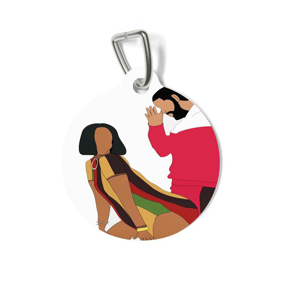 Rihanna and Drake Pet Tag for Cat Kitten Dog