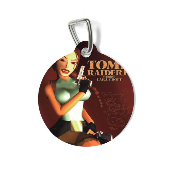 Tomb Raider Lara Croft Pet Tag for Cat Kitten Dog