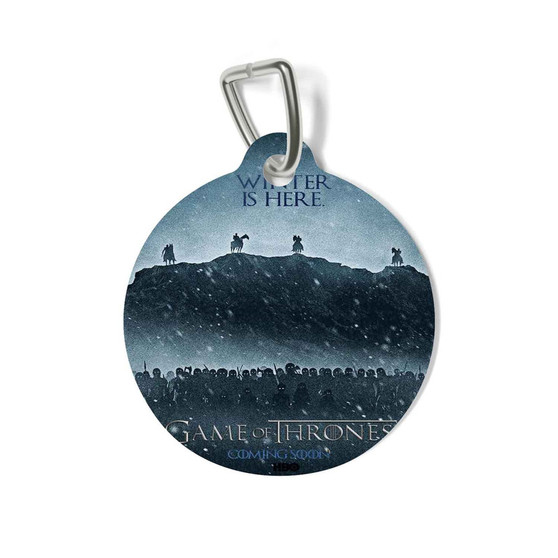 Winter is Here Game of Thrones Season 7 Pet Tag for Cat Kitten Dog