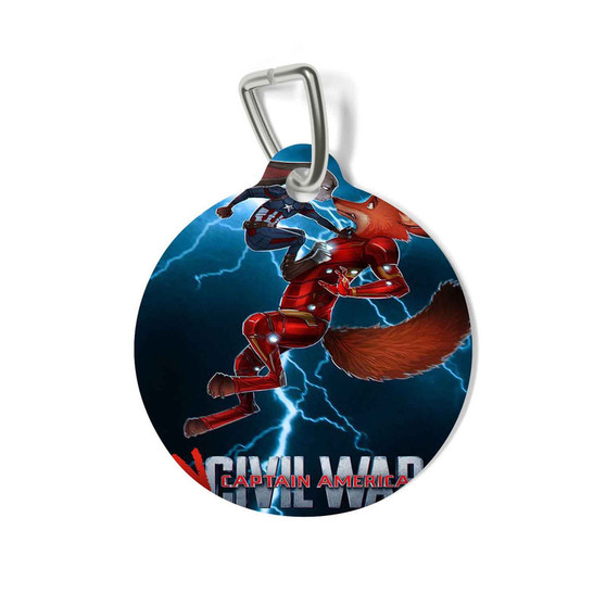 Zootopia Civil War Pet Tag for Cat Kitten Dog