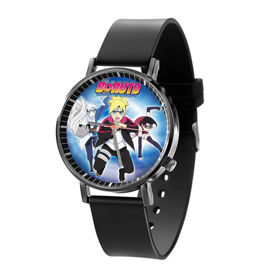 Boruto Nex Generation Quartz Watch Black Plastic With Gift Box