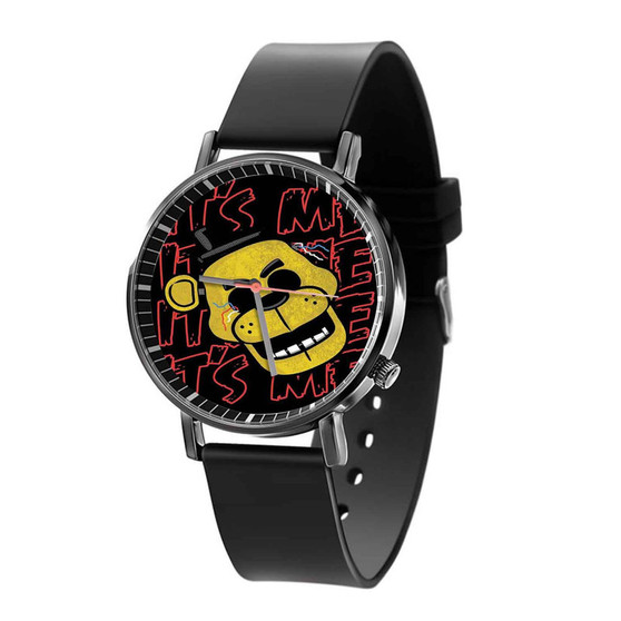 Freddy Fazbear It e Me Quartz Watch Black Plastic With Gift Box