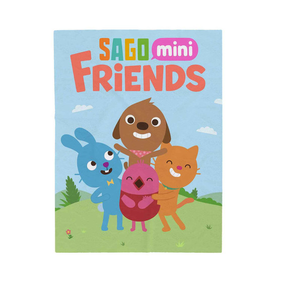 Sago Mini Friends Polyester Bedroom Velveteen Plush Blanket