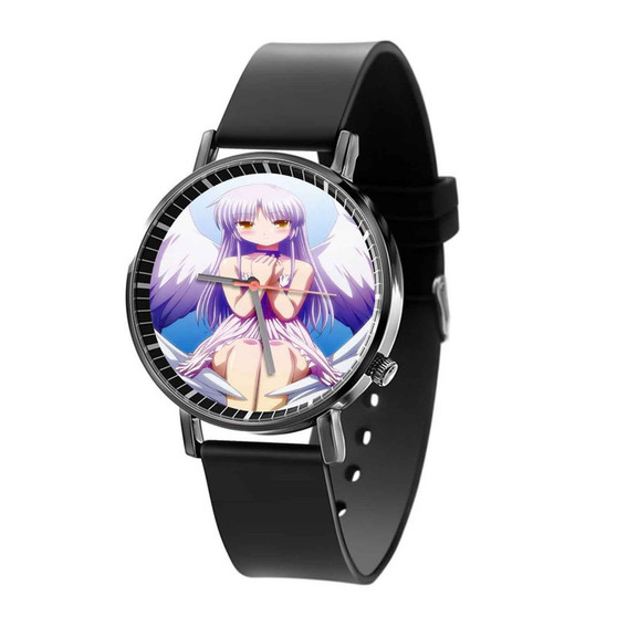 Kanade Angel Beats Quartz Watch Black Plastic With Gift Box