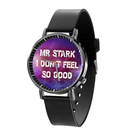 Mr Stark I Don t Feel So Good Quartz Watch Black Plastic With Gift Box