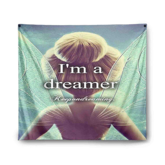 I m a Dreamer Disney Tinkerbell Tapestry Polyester Indoor Wall Home Decor