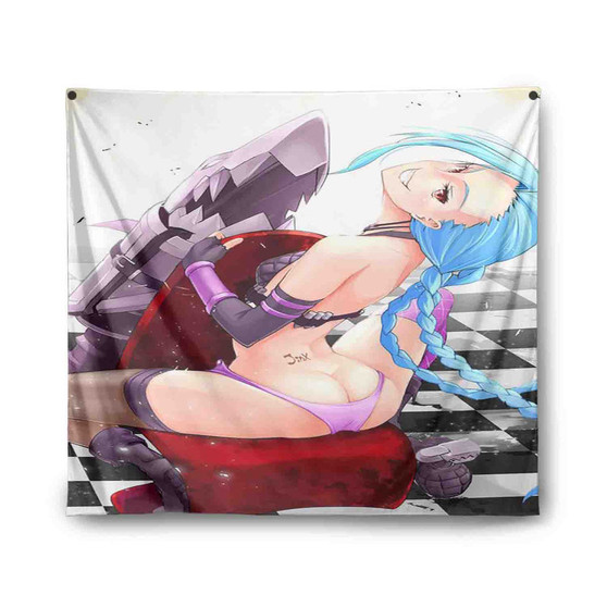 Sexy Jinx League of Legends Tapestry Polyester Indoor Wall Home Decor