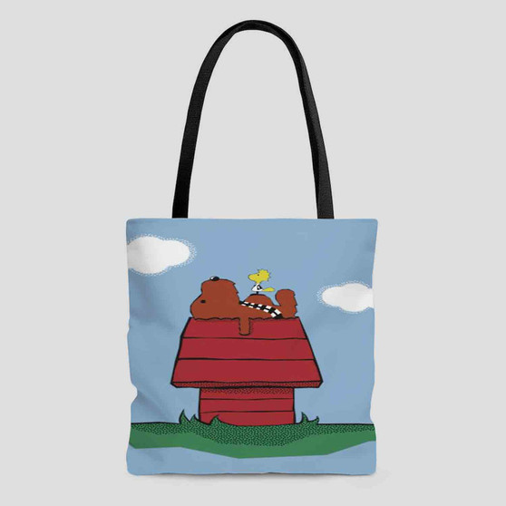 Snoopy and Woodstock as Star Wars Tote Bag AOP With Cotton Handle