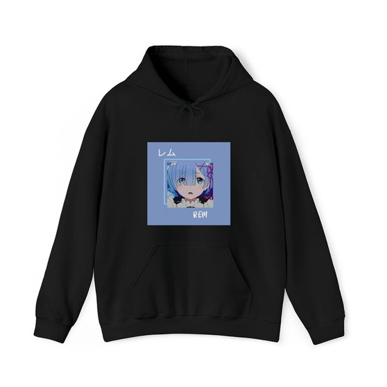 Rem Re Zero Cotton Polyester Unisex Heavy Blend Hooded Sweatshirt