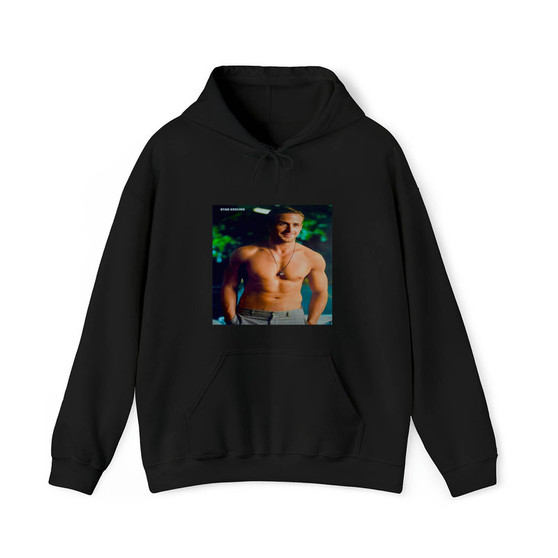 Ryan Gosling Hot Cotton Polyester Unisex Heavy Blend Hooded Sweatshirt