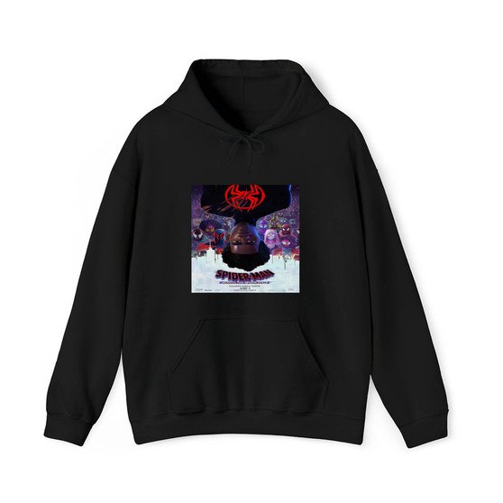 Spider Man Across the Spider Verse 2 Cotton Polyester Unisex Heavy Blend Hooded Sweatshirt