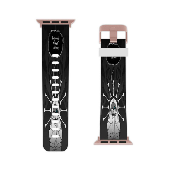 Sans Undertale Custom Apple Watch Band Professional Grade Thermo Elastomer Replacement Straps