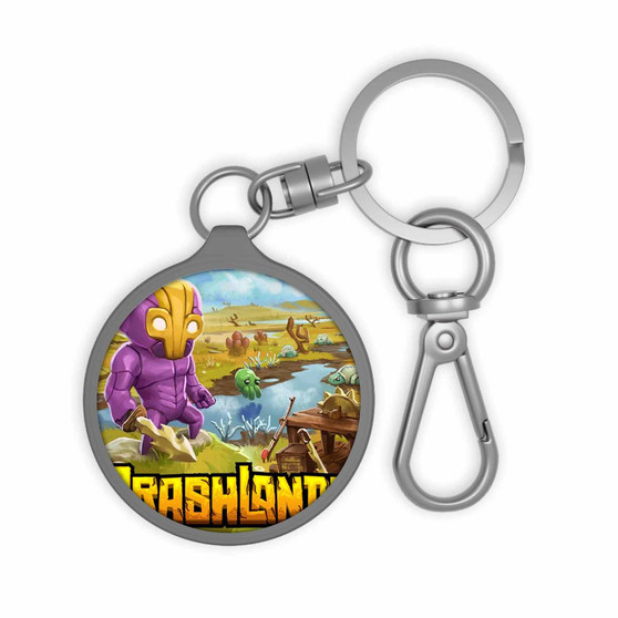 Crashlands Game Custom Keyring Tag Keychain Acrylic With TPU Cover