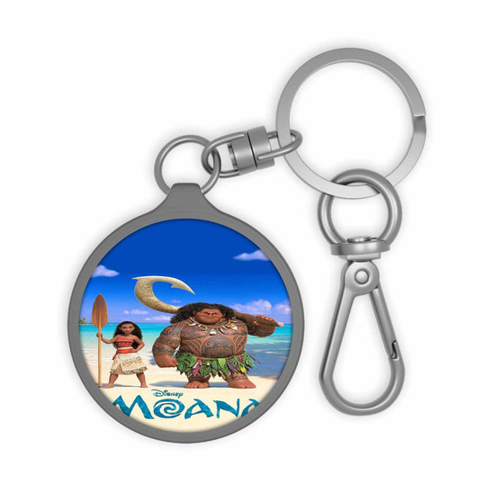 Disney Moana Custom Keyring Tag Keychain Acrylic With TPU Cover