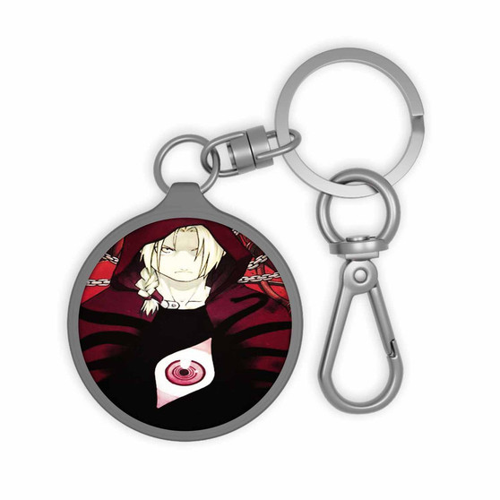 Fullmetal Alchemist Brotherhood Edward Elric Art Custom Keyring Tag Keychain Acrylic With TPU Cover