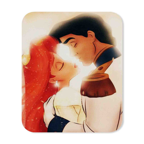 Kiss Ariel and Eric Custom Mouse Pad Gaming Rubber Backing