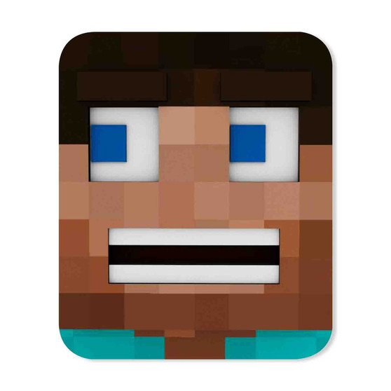 Steve Minecraft Custom Mouse Pad Gaming Rubber Backing
