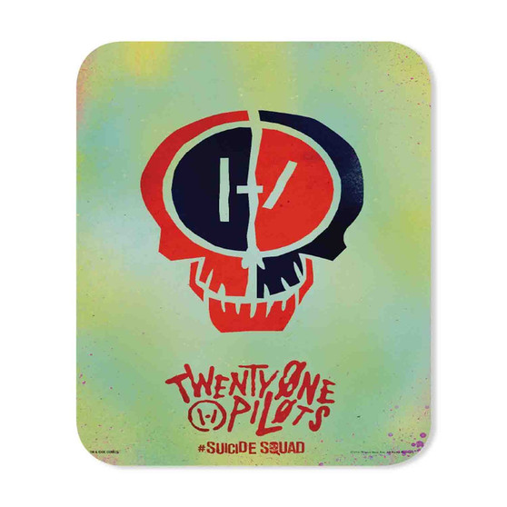 Twenty One Pilot Suicide Squad Custom Mouse Pad Gaming Rubber Backing