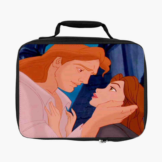 Beauty and The Beast Kiss Love Disney Custom Lunch Bag Fully Lined and Insulated for Adult and Kids