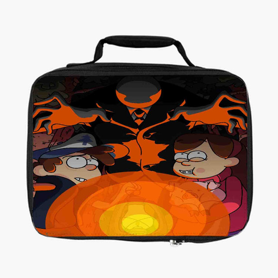 Gravity Falls The Slenderman Custom Lunch Bag Fully Lined and Insulated for Adult and Kids