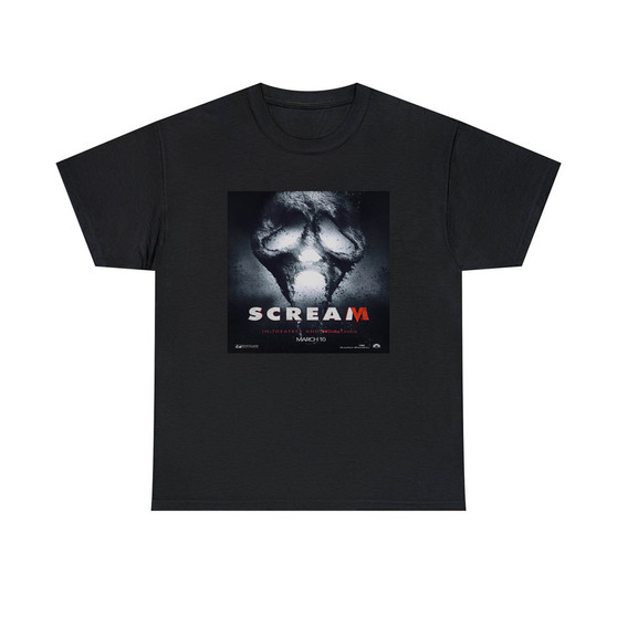 Scream 6 Movie Classic Fit Unisex Heavy Cotton Tee T-Shirts