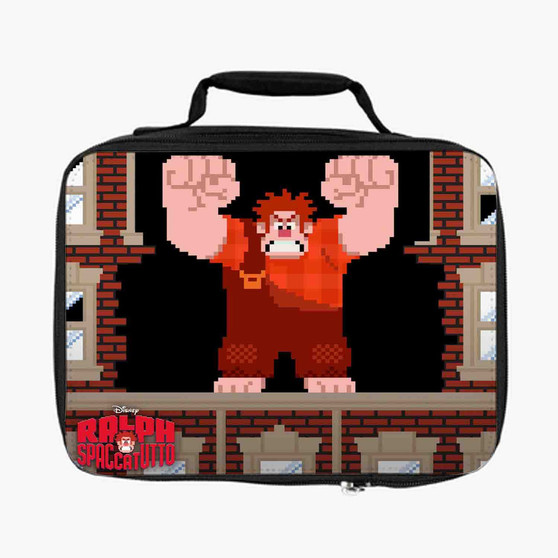 Wreck It Ralph Spaccatutto Custom Lunch Bag Fully Lined and Insulated for Adult and Kids