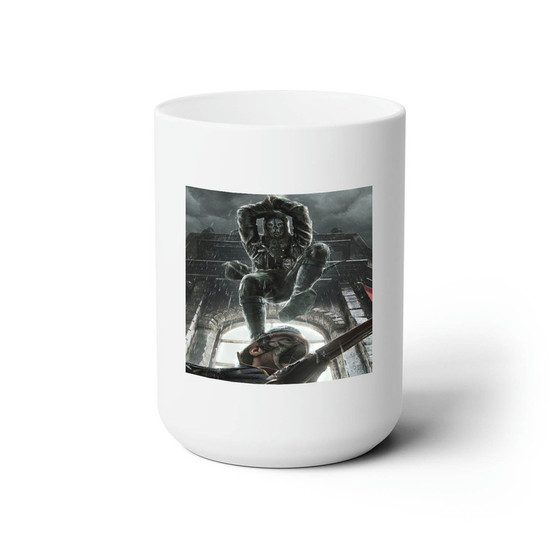 Dishonored Custom White Ceramic Mug 15oz Sublimation BPA Free