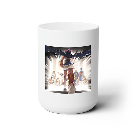 Yu Gi Oh Duel Monsters Product Custom White Ceramic Mug 15oz Sublimation BPA Free