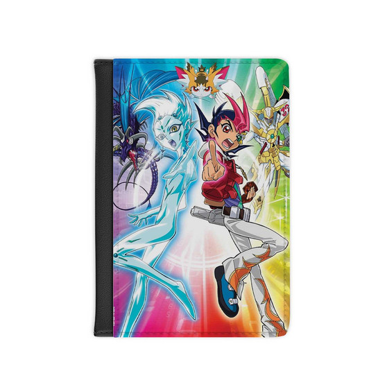 Yu Gi Oh Zexal Custom PU Faux Leather Passport Cover Wallet Black Holders Luggage Travel