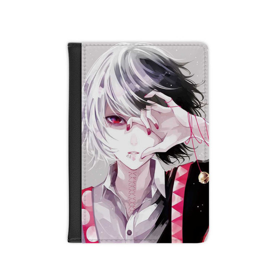 Zusuya Tokyo Ghoul Custom PU Faux Leather Passport Cover Wallet Black Holders Luggage Travel