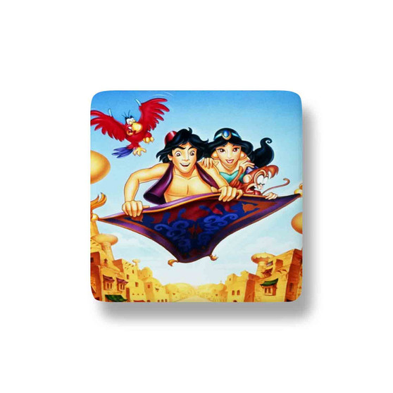 Disney Aladdin and Jasmine WIth Monkey Custom Magnet Refrigerator Porcelain