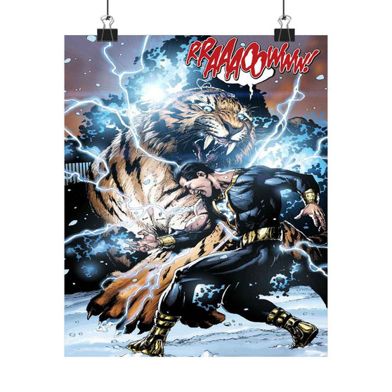 Black Adam Custom Silky Poster Satin Art Print Wall Home Decor