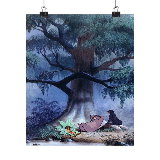 Classic The Jungle Book Custom Silky Poster Satin Art Print Wall Home Decor