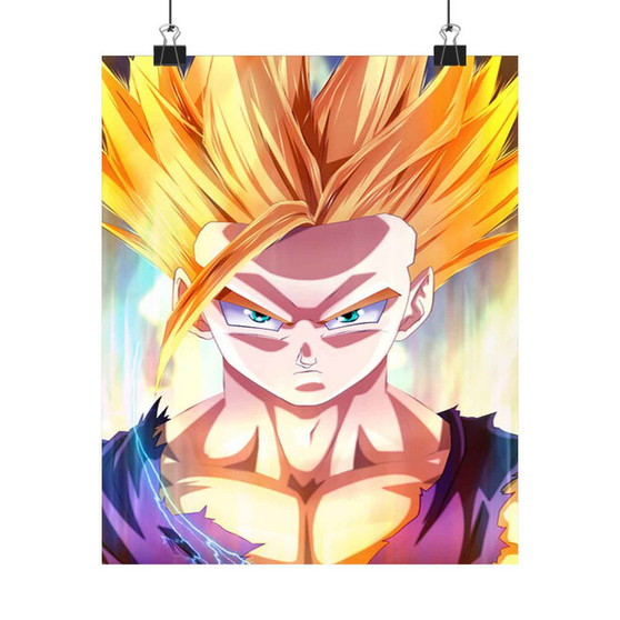 Dragon Ball Z Super Gohan Custom Silky Poster Satin Art Print Wall Home Decor