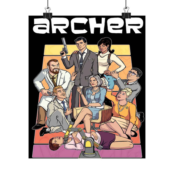 Sterling Archer Custom Silky Poster Satin Art Print Wall Home Decor